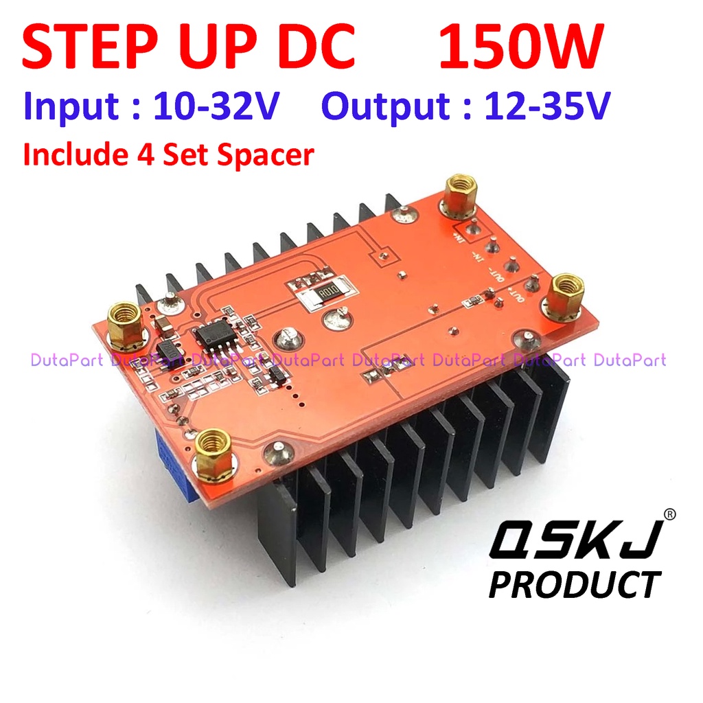 DC-DC Converter Step Up 150W 10-32V to 12-35V DC Boost StepUp 150 Watt