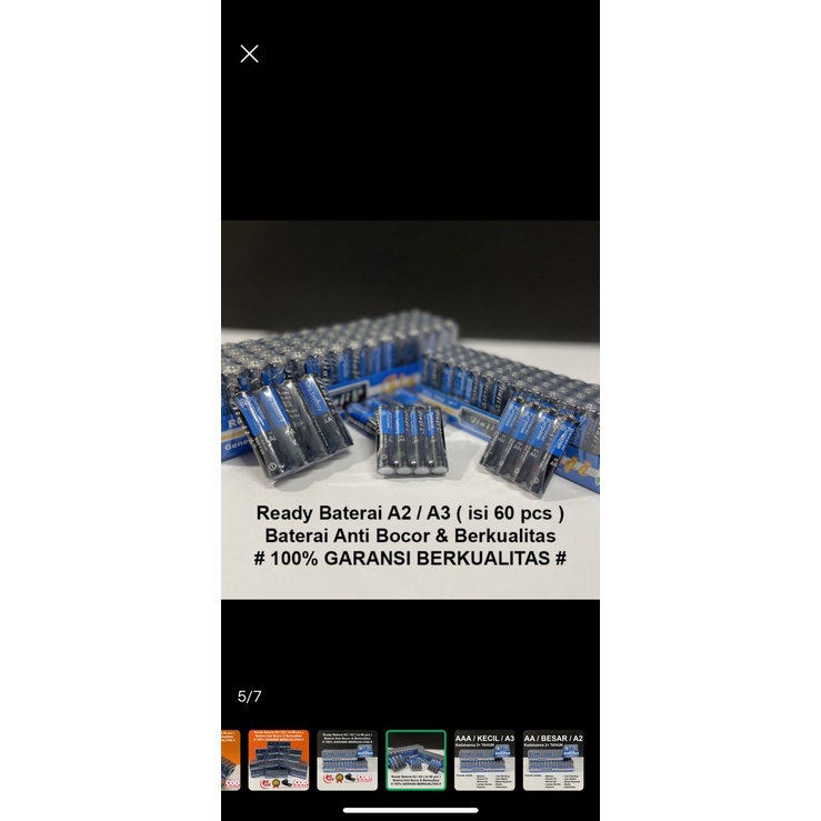 Baterai / Batre Remote AAA