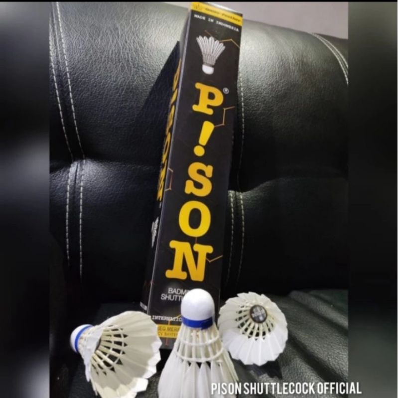 Bola raket badminton shuttlecock PISON best seller turnament bola tersedia 3 speed
