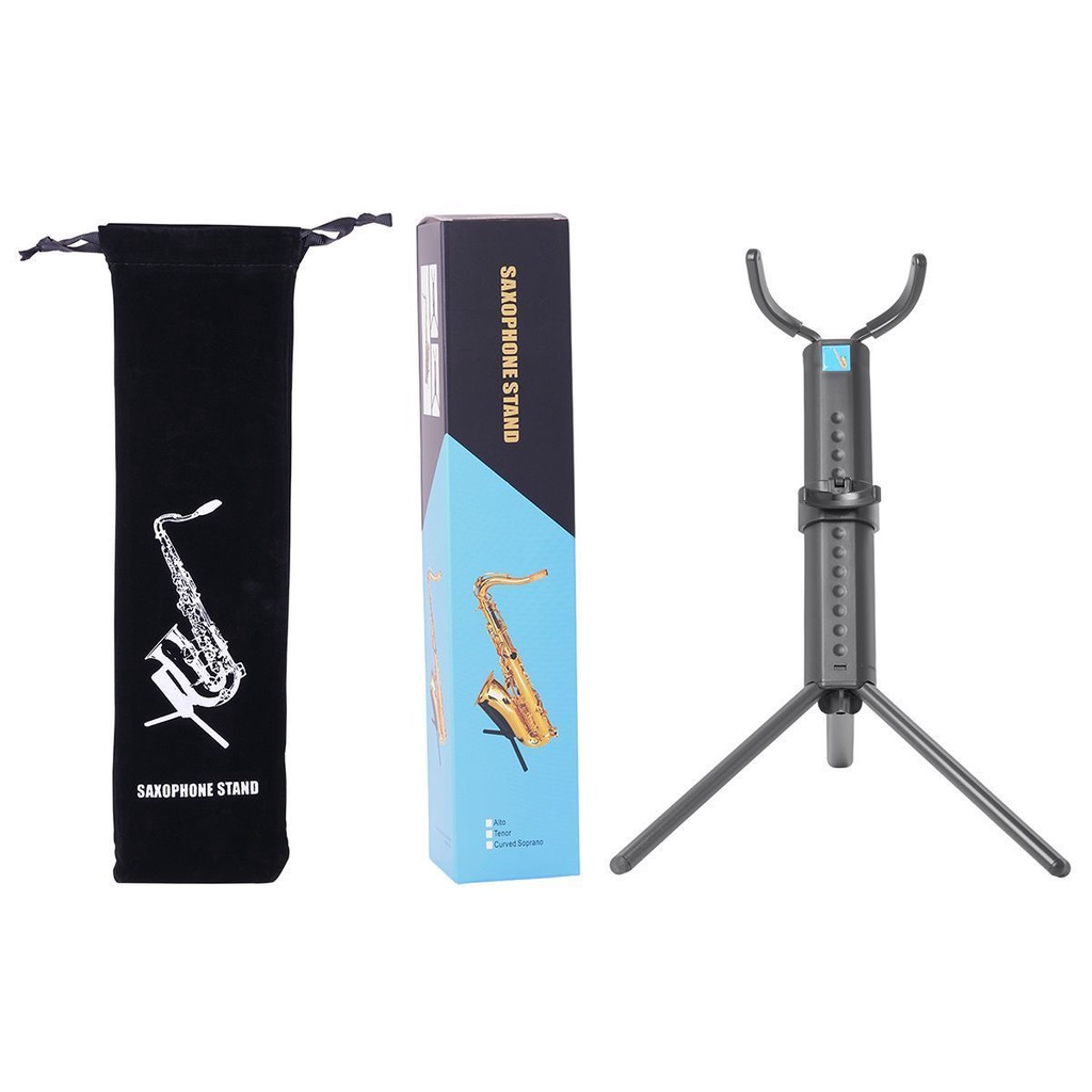 Tripod Stand Holder Lipat Portable Untuk Saxophone Alto Tenor