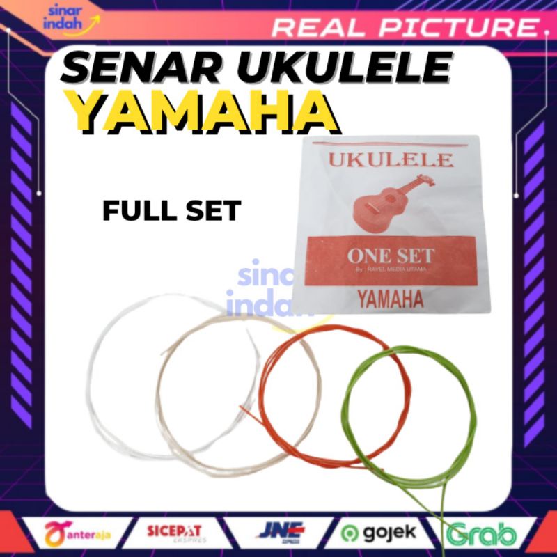 Senar Ukulele Senar 4 Nilon Satu Set Tali Gitar Ukulele Yamaha