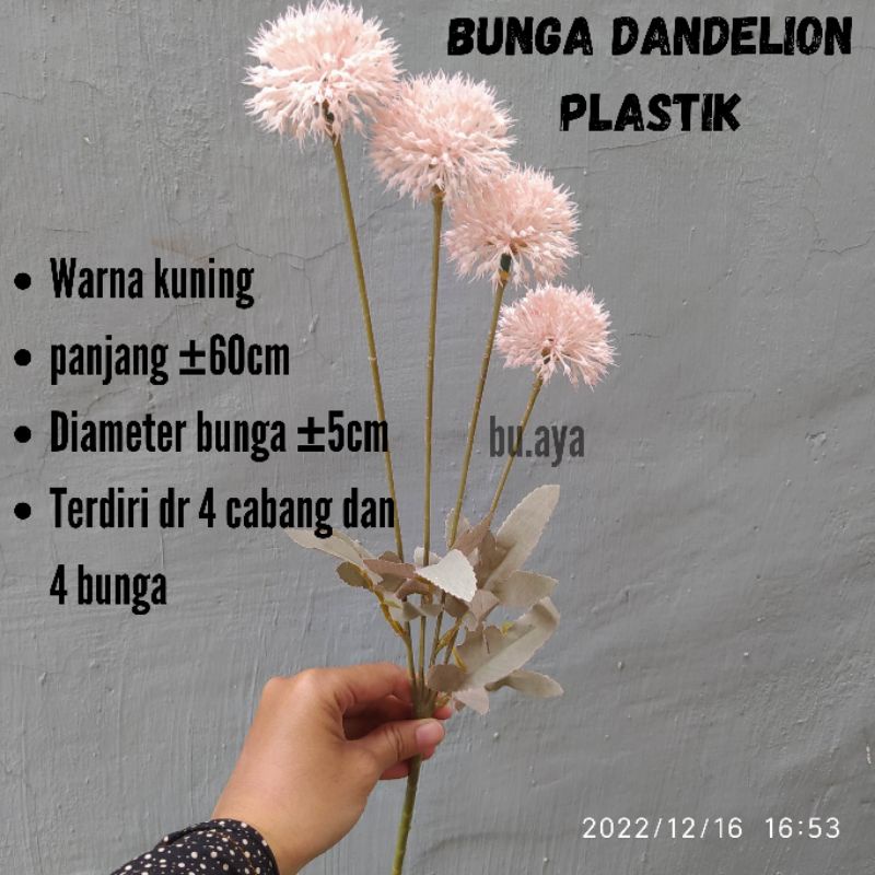 Bunga Pompom Bunga Dandelion Artifisial