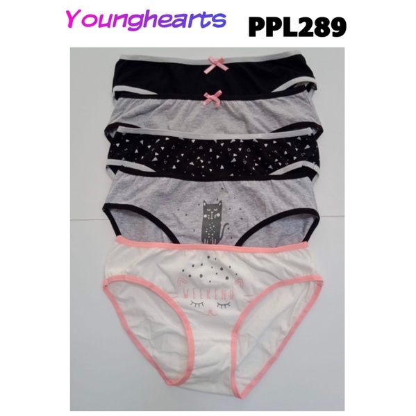 PPL289 panty pack younghearts midi M