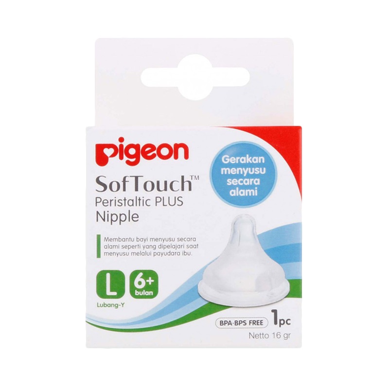 Pigeon SofTouch Peristaltic plus Nipple isi 1pcs