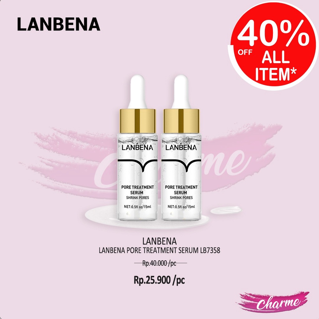 (READY &amp; ORI) LANBENA SERUM VIT C/ HYALURONIC ACID / GOLD PEPTIDE / PORE TREATMENT LB5866 7358 5873 5880