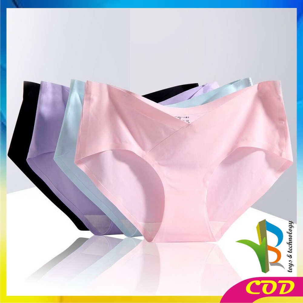 RB-P37 Celana Dalam Seamless Wanita V Shape Low Waist Panties CD Kolor Perempuan Underwer Wanita