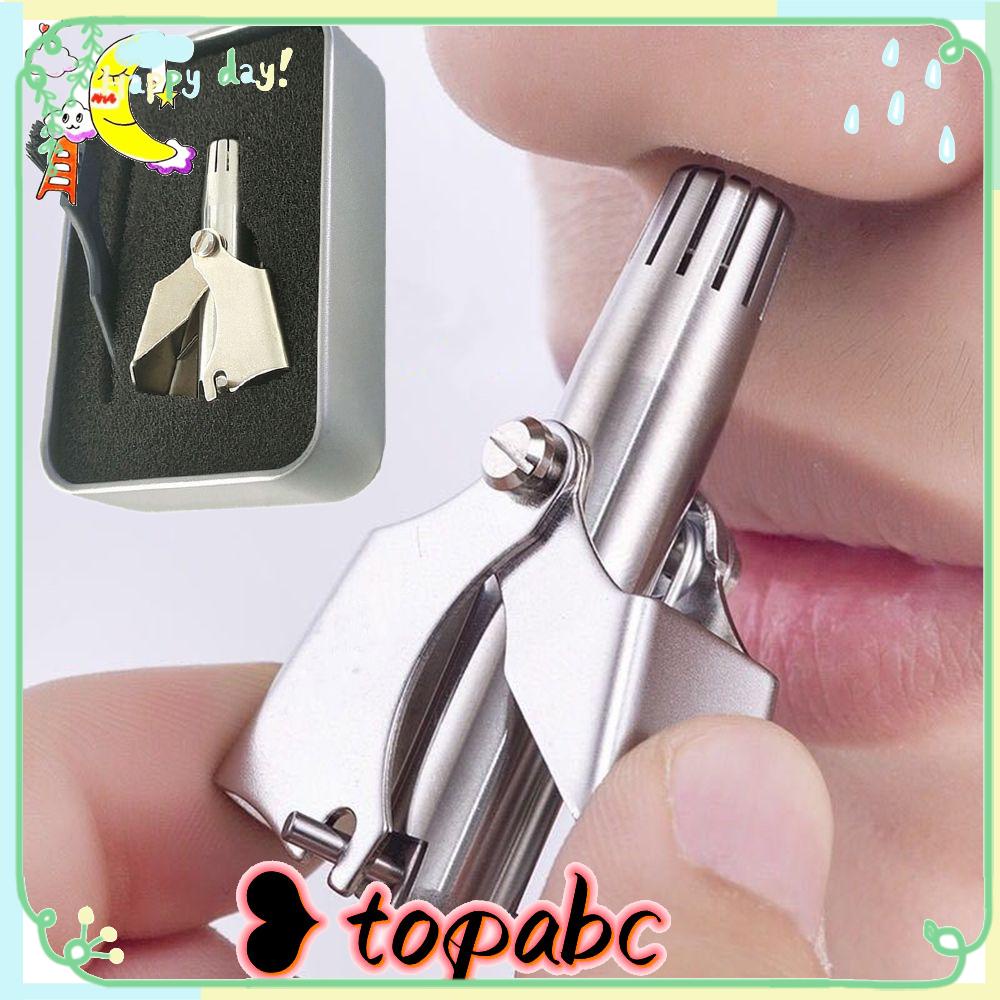 Top Nose Hair Ear Trimmer Alat Cukur Rambut Hidung Pria Multifungsi Portable Universal Bisa Dicuci