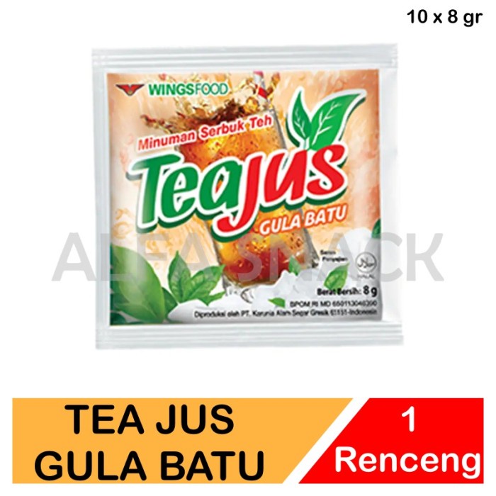 

Teajus | Tea Jus All Varian Kemasan Renceng (10 x 8 gram)
