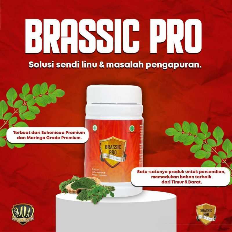 Brassic Pro 100% Original isi 40 Kapsul
