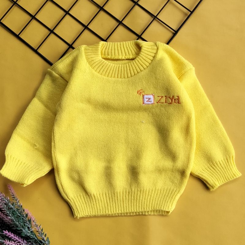 sweater rajut bayi 3-12 bulan ziya