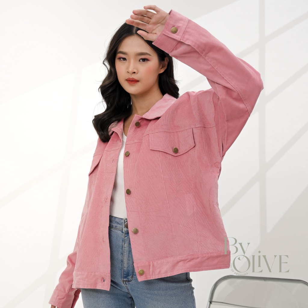 BY OLIVE MAX JACKET - JACKET WANITA / JACKET CORDUROY