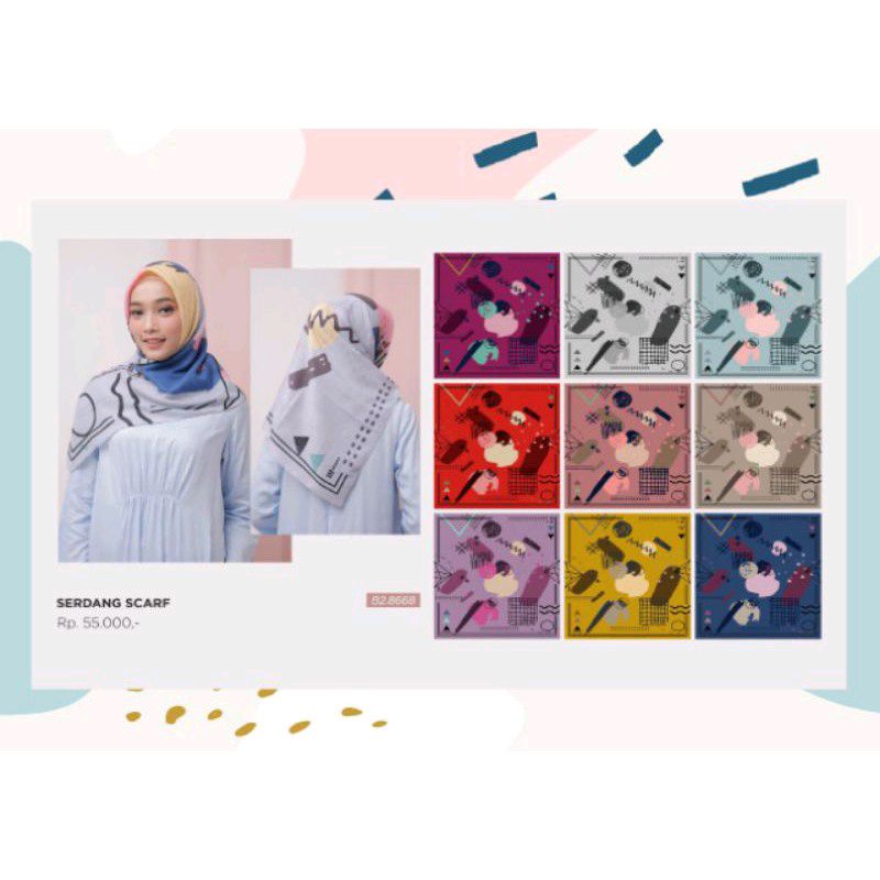 Kerudung segi empat mezora