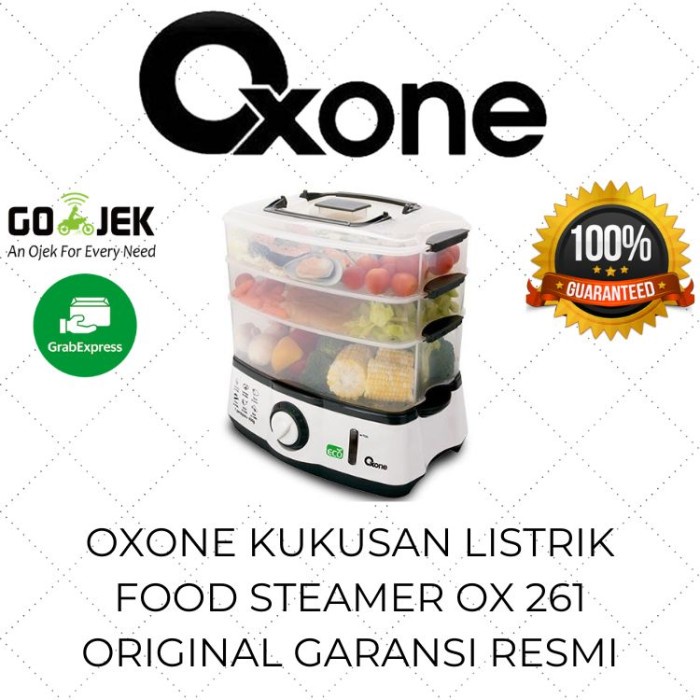 OXONE ECO FOOD STEAMER OX 261 PENGUKUS KUKUSAN 3 SUSUN DIMSUM LISTRIK