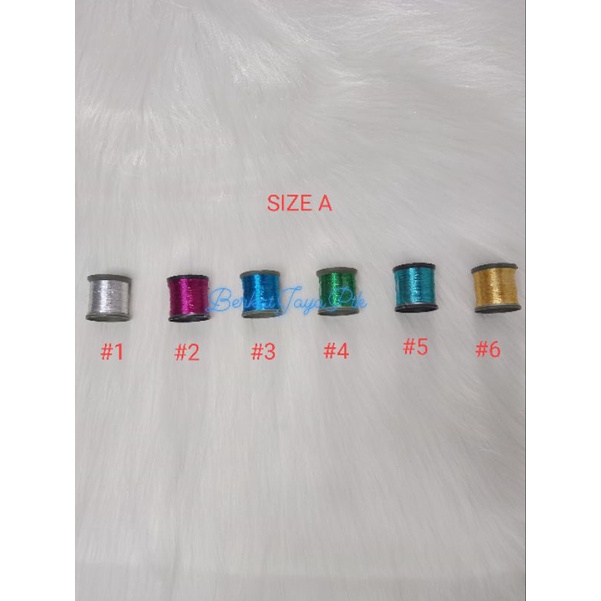 BENANG METALIK/ BENANG WRAPPING JORAN METALIK/BENANG LILIT JORAN