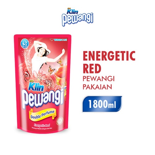 SOKLIN Pewangi Double Perfume Energetic Red 1800ml