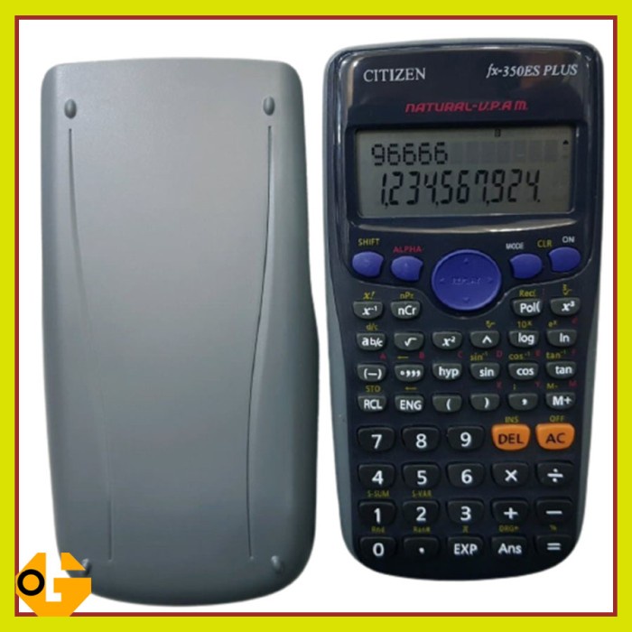 

TERUJI Kalkulator Scientific Citizen Fx 350 ES Plus / Kalkulator Sekolah