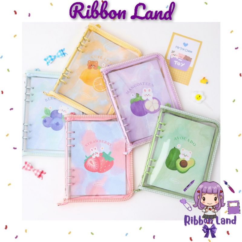 

A5 Binder DELUXE Resleting Seri Fullcolour Liss Kotak Cover Glitter 6 Ring