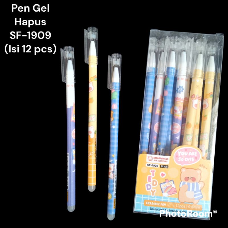 

Bolpen Viral / Bolpen Hapus / Erasable Pen Safari Brand SF-1909 (Isi 12 pcs)