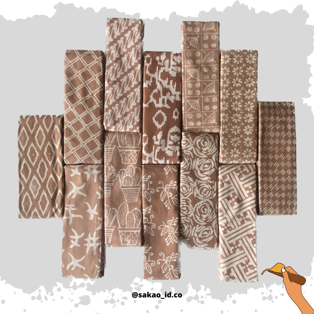 KAIN DAN SARUNG BATIK AESTHETIC EDISI MOCCA // BATIK TASIKMALAYA