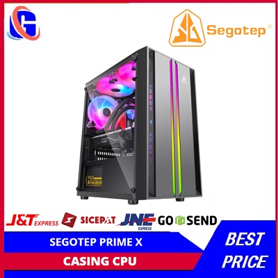 Casing SEGOTEP PRIME X Tempered Glass Gaming Case