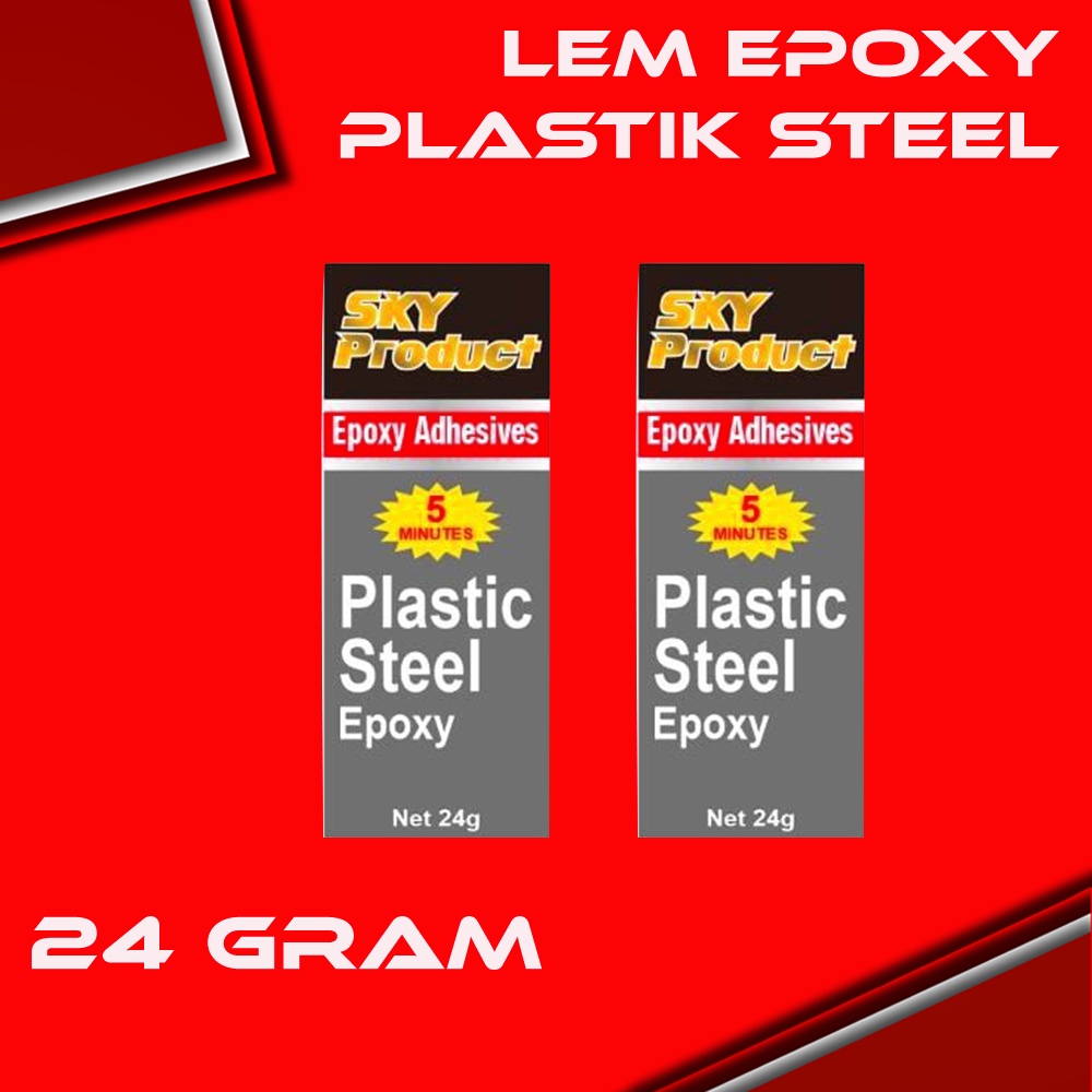 lem epoxy plastik steel