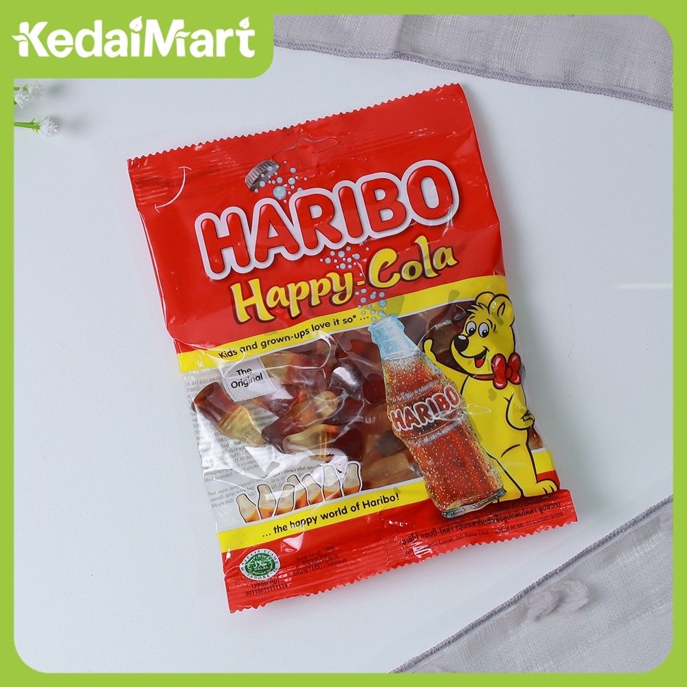 

Happy Cola Haribo 160 Gram / Permen Bentuk Unik / Permen