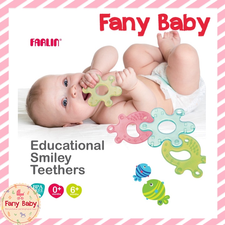 FARLIN DOCTOR J. EDUCATIONAL SMILEY TEETHERS