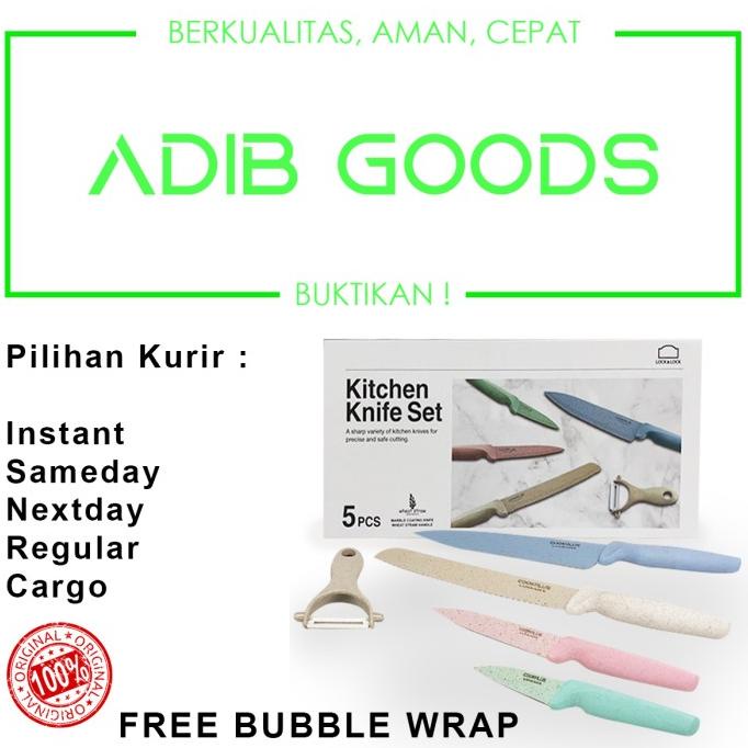 KNIFE SET LOCK N LOCK PASTEL 100% ORIGINAL