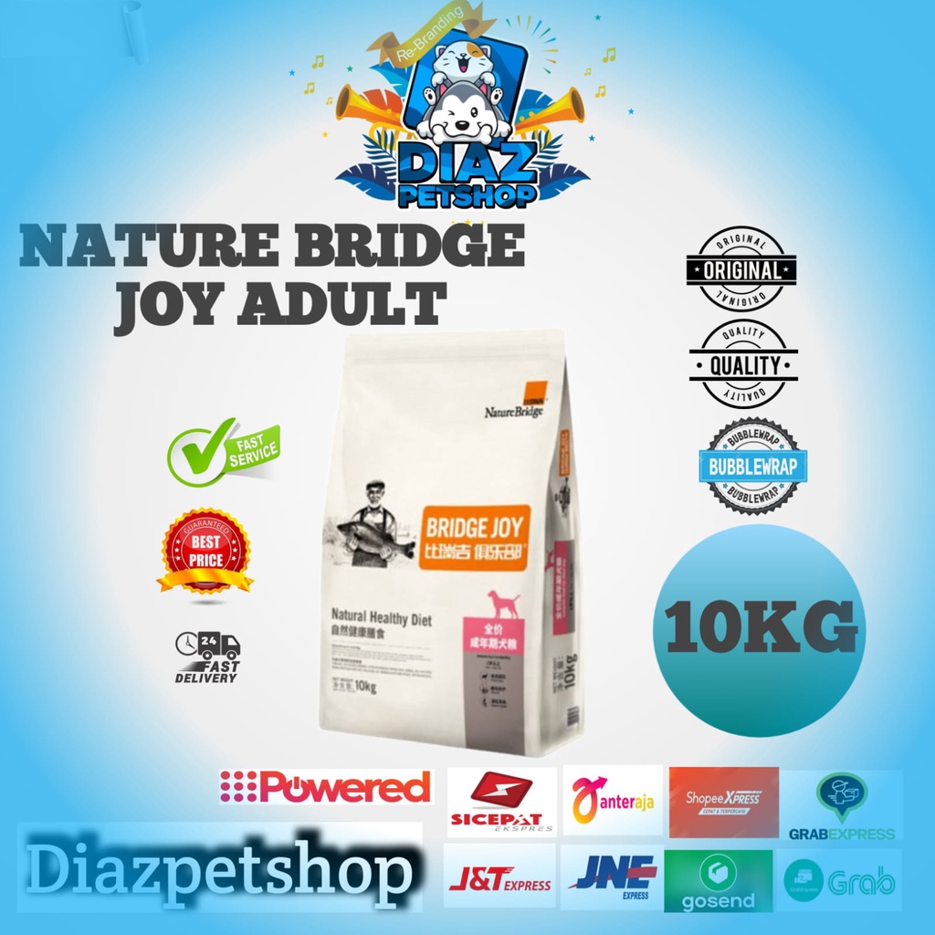 NATURE BRIDGE JOY ADULT 10KG / MAKANAN ANJING / KHUSUS INSTANT