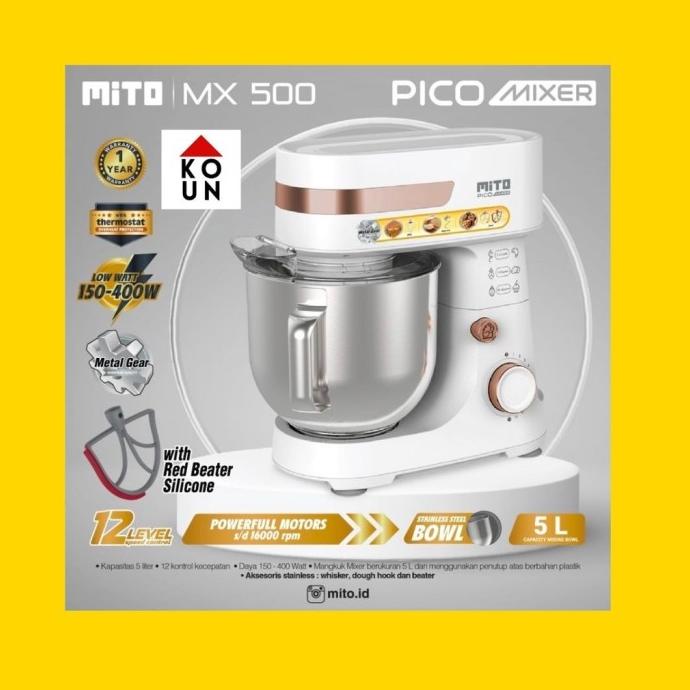 Mixer Mito Mx500 Standing Otomatis Mx-500 Kue Besar Jumbo Mx 500 Garan Stormaurina