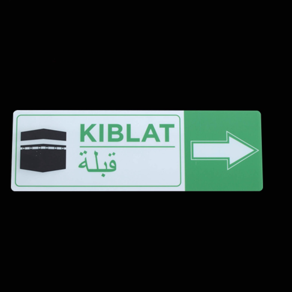 Akrilik Sign board | Akrilik sign Custom | Arah kiblat | Exit | Custom