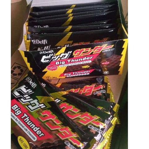 

COD✔️Delfi Big Thunder 36gr Isi 12pcs Box - Coklat Delfi Yuraku Tunder 12 X 36 gr gram Cookie Bar With Covered Chocolate Biskuit Salut Cokelat|RA3