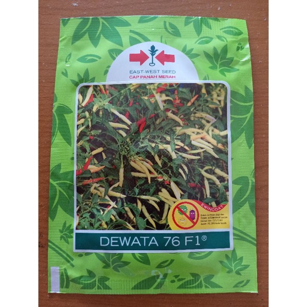 Benih Bibit Cabe Rawit DEWATA 76 F1 isi 2.250 butir cap panah merah