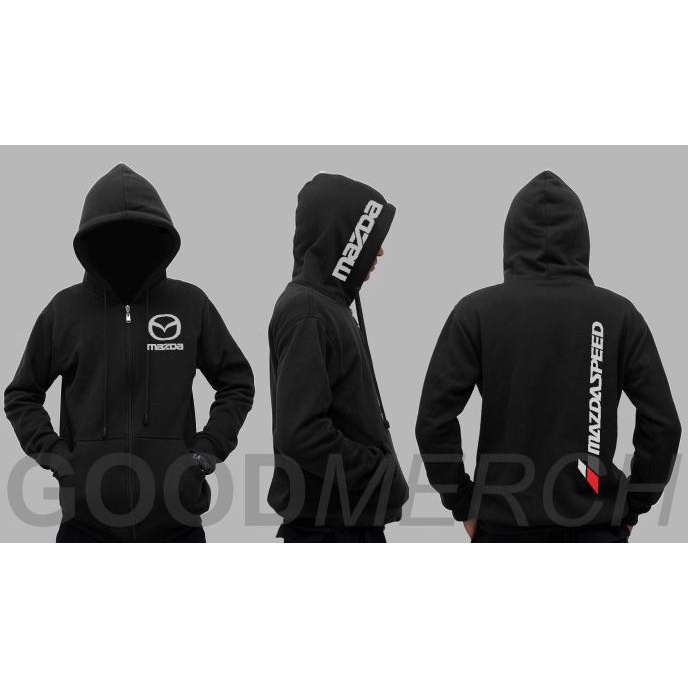 Jaket Pria Zip Mazda Speed Sweater Distro Polos