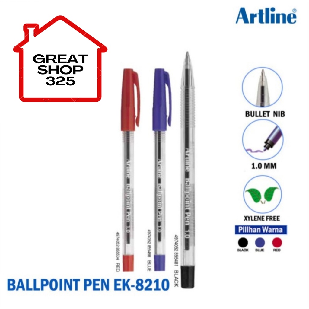 

Pena Ballpoint Bolpen BIRU Artline Ekonomis