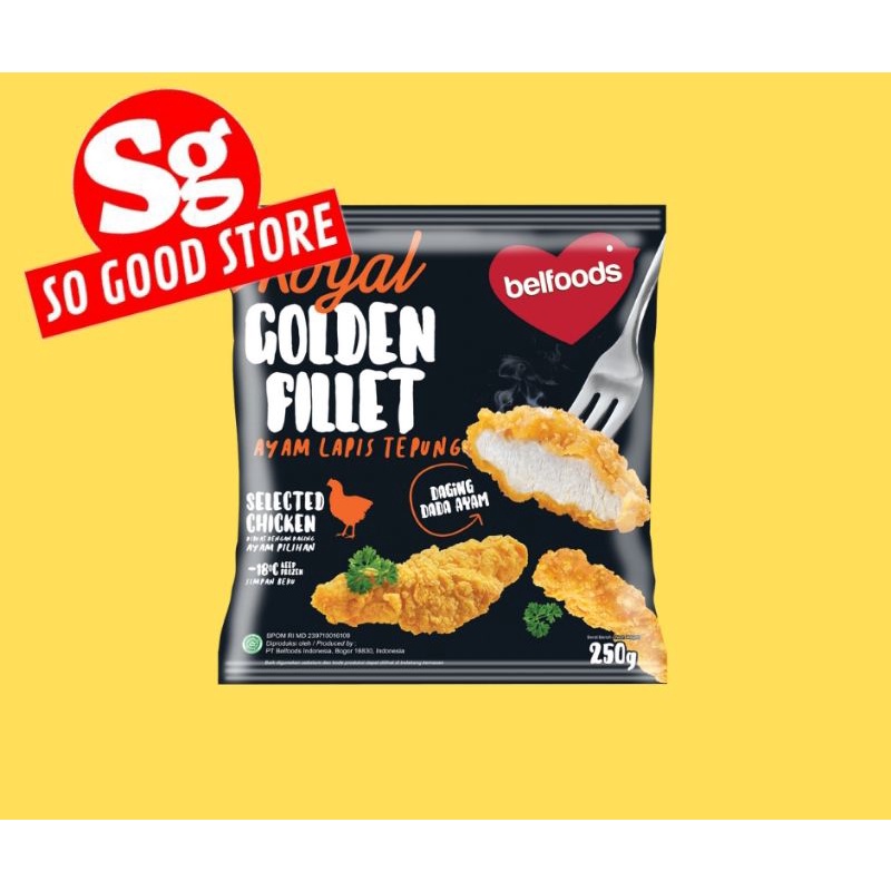 BELFOODS Golden fillet belfoods 250 gram