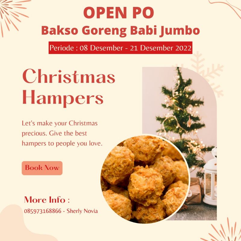 

Hampers Christmas Gift - Bakso Goreng Babi Jumbo