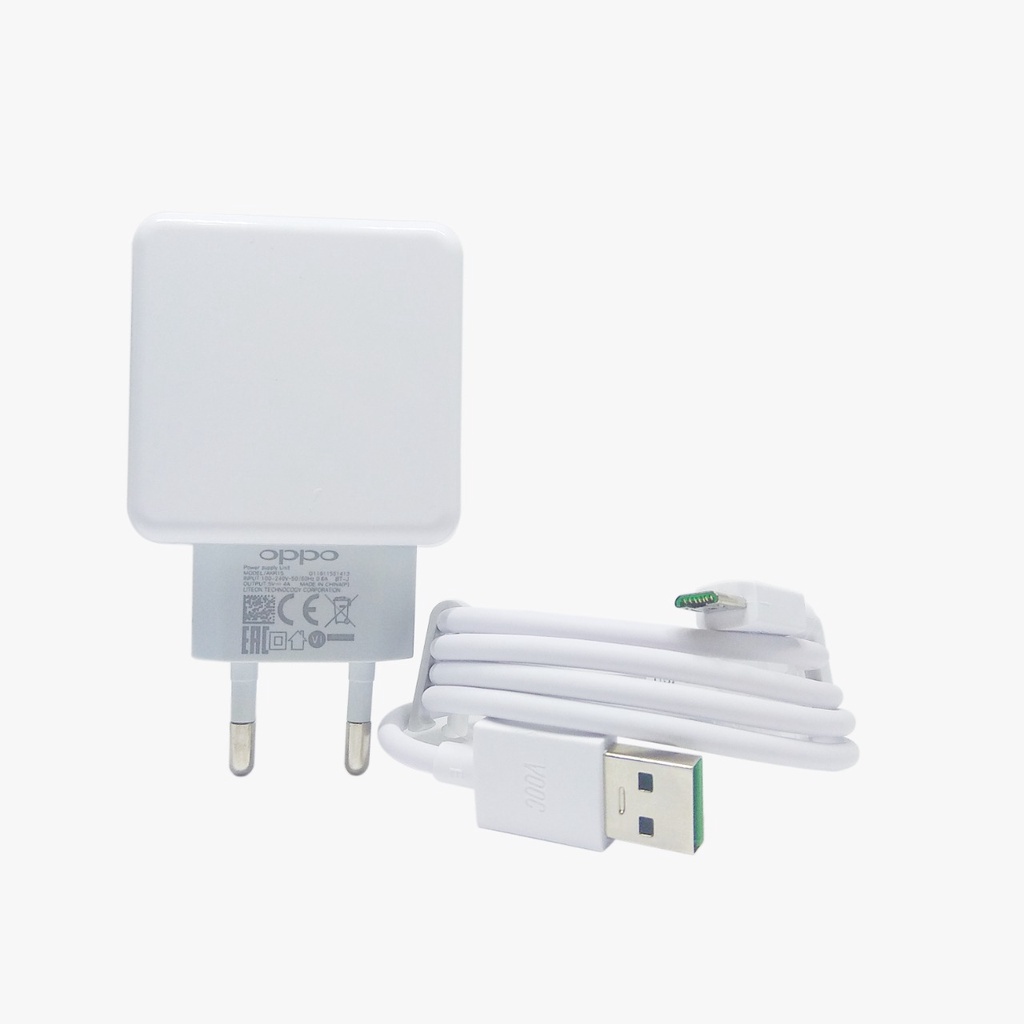 Original Charger OPPO 4Ampere 20 Watt Charger Oppo 20Watt Type C &amp; Micro USB Cas Charger Oppo 20W Cas Charger Oppo R15 Original 100%