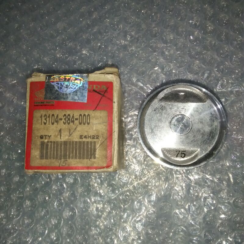 piston seker seher piston only Honda CB 100 CB100 oversize 0.75 original kode part 13104 384 000 NOS