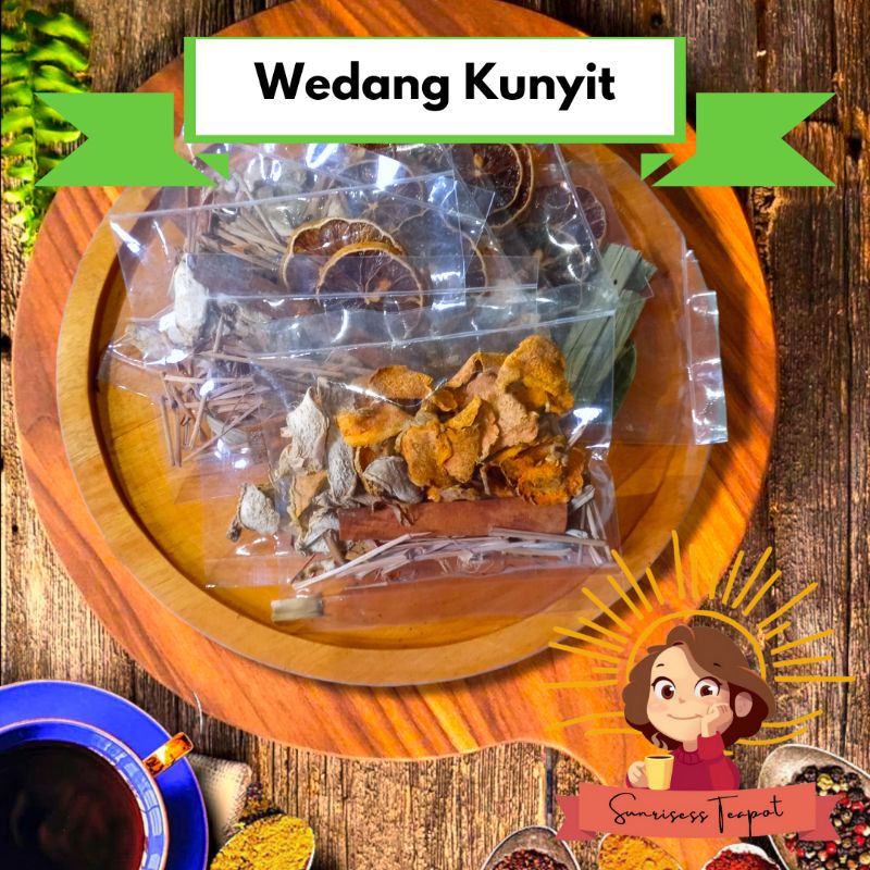 

Wedang Kunyit Meningkatkan Daya Tahan Tubuh - Mengobati Mual - Mengurangi Nyeri - Teh Herbal - Jsr By Sunrisess Teapot