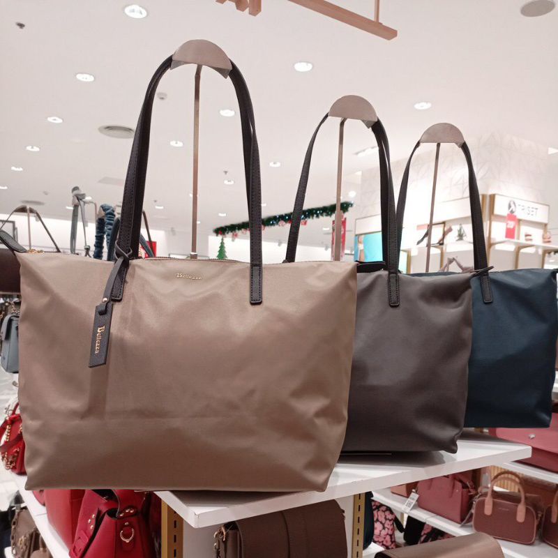 Terbaru Tote Bag Bellezza Yz2220289 Original Counter Depstore Tas Wanita Shoulder Bahu Parasut Nylon