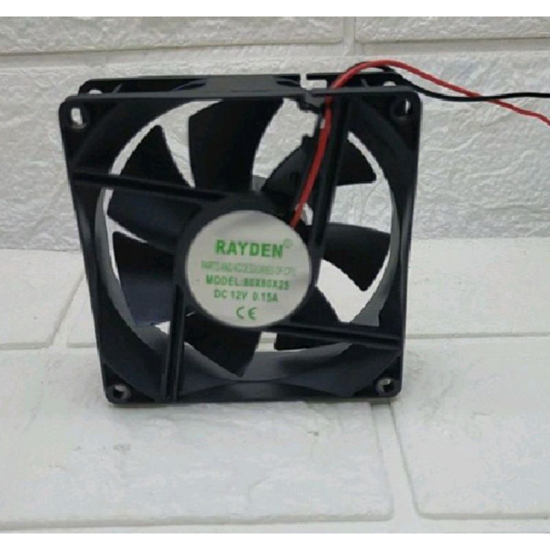 Jual FAN KIPAS 8x8 12volt PENDINGIN POWER AMPLIFIER DAN SET TOP BOX