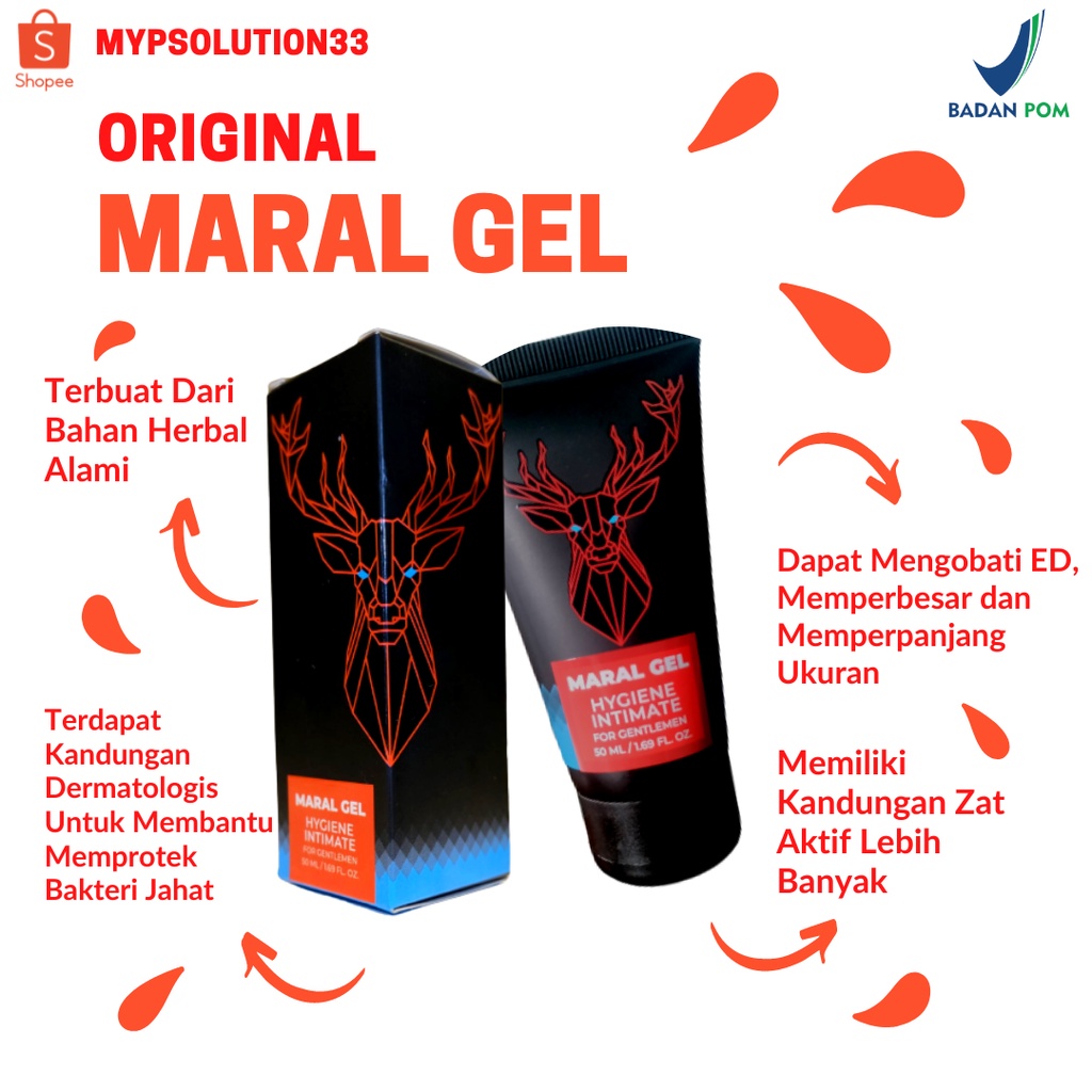 Maral Gel asli original BPOM licence Rusia