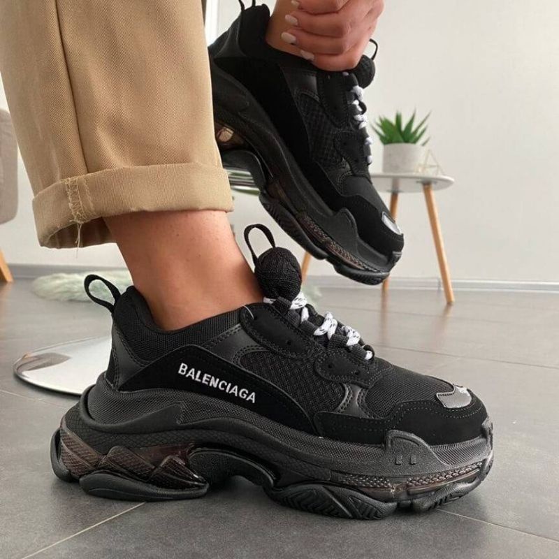 Balenciaga Triple S " Triple black "premium Quality