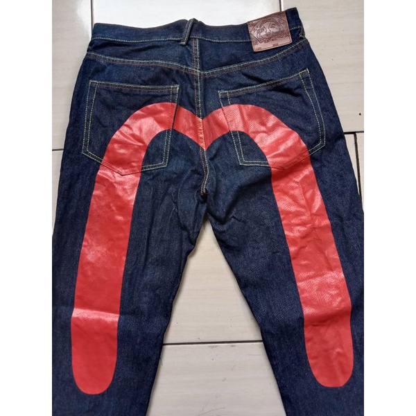 celana evisu big logo