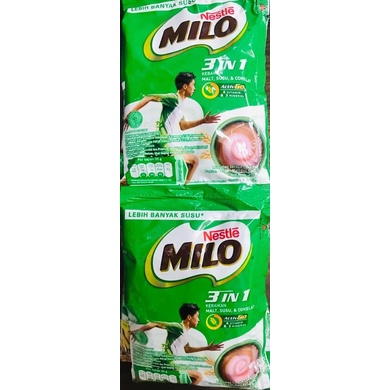 

Milo 3 in 1 10 sachet (@35gr) TERLARIS TERPERCAYA ORIGINAL