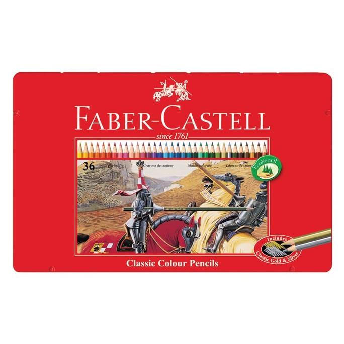 

Faber Castell Pensil Warna 36 Colour Kaleng Kotak Tin Case Murah