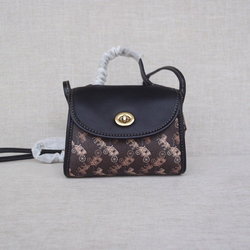 Coach Butik Turn Lock Top Handle With Horse and carriage (INC DB ORI)