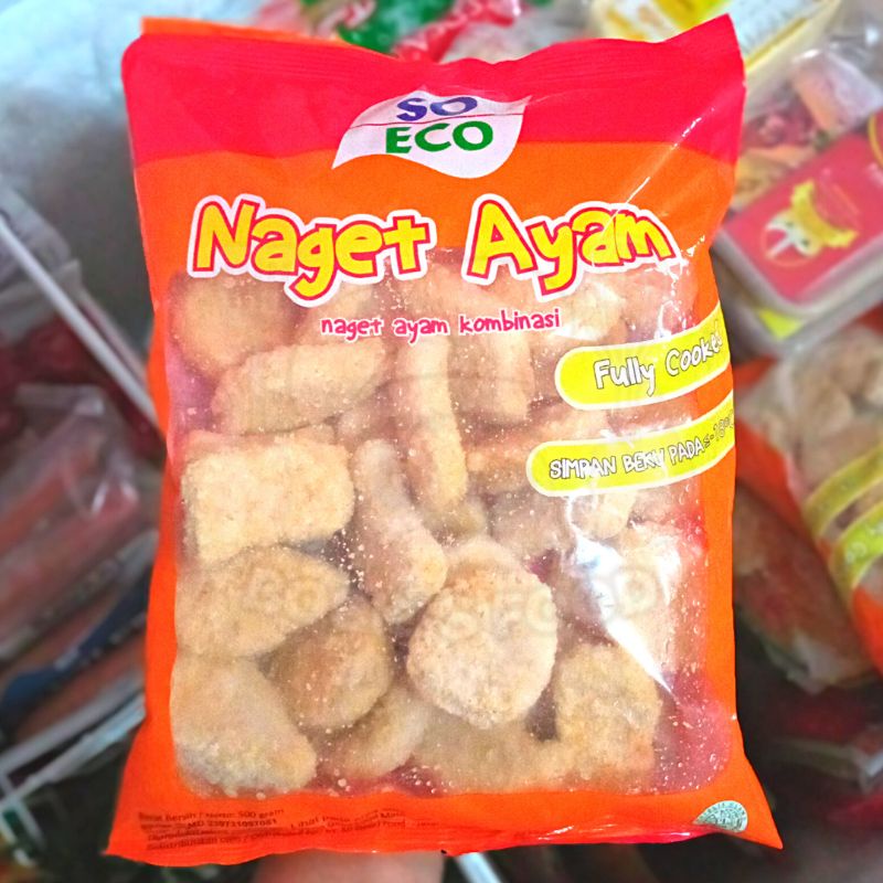 

So Good So Eco Naget Ayam 500g/So Eco Nugget Ayam 500g/So Eco Chicken Nugget 500g