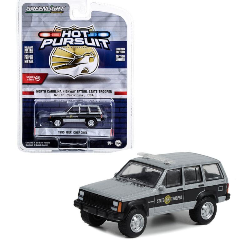 Greenlight 1995 Jeep Cherokee - Hot Pursuit